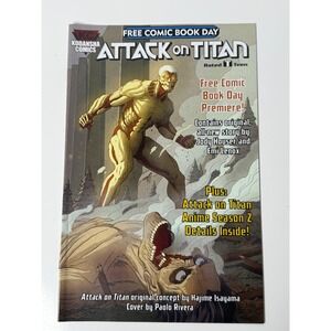 Attack on Titan Free Comic Book Day 2017 FCBD Kodansha Comics Paolo Rivera Cover